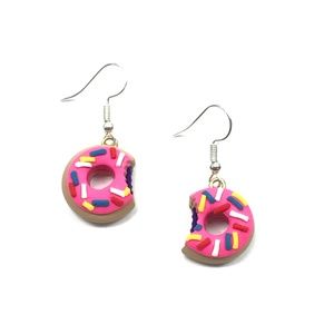 Donut Polymer Clay Earrings